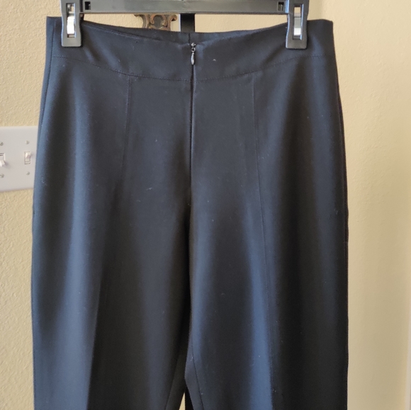 Signed Paris Black Pant With Front Zipper & Slits - Picture 4 of 9